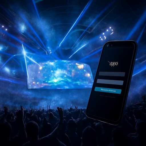 70x account login screen on phone